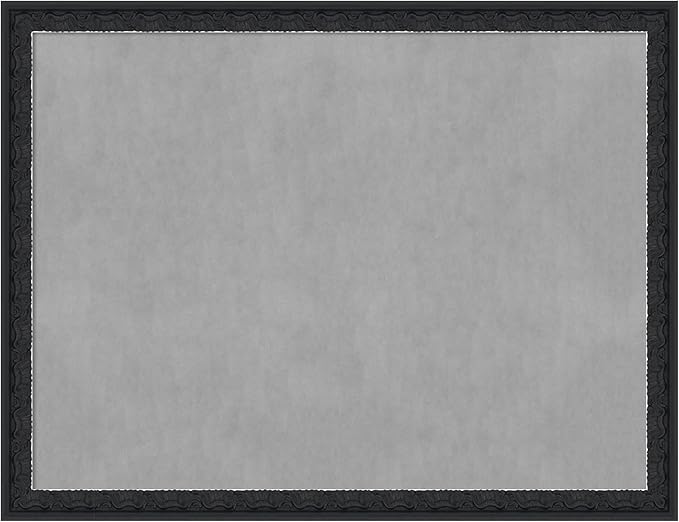 Amanti Art Black Framed Magnetic Board 20x26 Medium Vision Board by AmantiArt