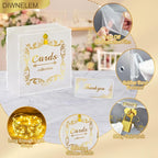 DIWNELEM Acrylic Wedding Card Box - Image 4