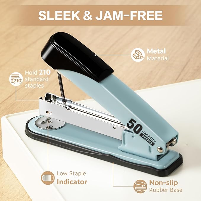 Deli Stapler Heavy Duty, Full Strip Staplers - Image 6