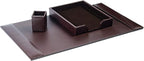 Dacasso Bonded Set Luxury Leather Desk Pad & Desk Organization Essentials by Dacasso