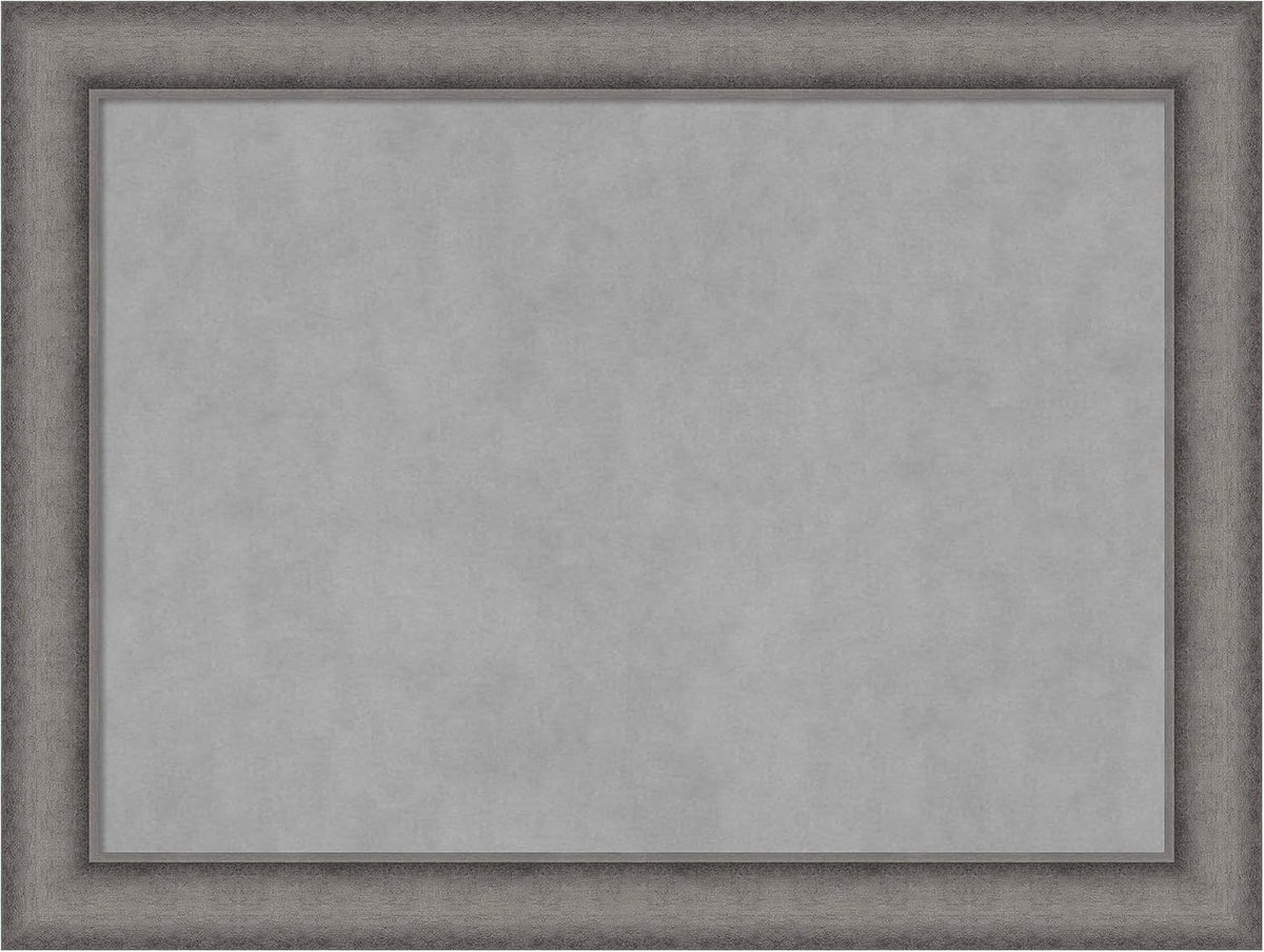 Amanti Art Grey Framed Magnetic Board 24x32 Medium Vision Board