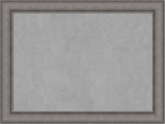 Amanti Art Grey Framed Magnetic Board 24x32 Medium Vision Board by AmantiArt