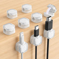 Magnetic Cable Clips, Adjustable Cord Holder Management, Adhesive Wire Keeper by COOCAT