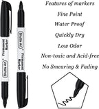 Shuttle Art 100 Pack Black Permanent Markers, Fine Point Permanent Marker Pens - Image 3