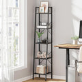 Hzuaneri Ladder Shelf, Bookshelf Bookcase, Freestanding Corner Storage Shelve by Hzuaneri