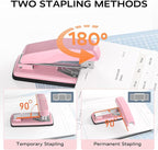 Marsrock Desktop Stapler, Swing-Arm Swivel Stapler, 50 Sheet Capacity, 2000 - Image 2