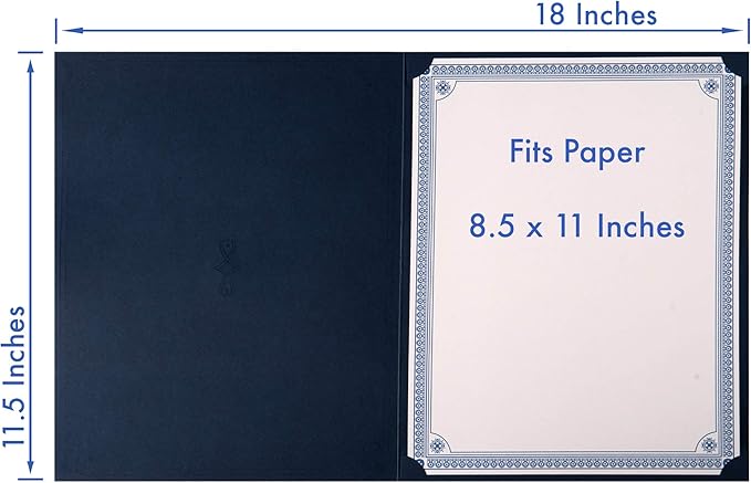 Certificate Holders, Certificate Folders, 9 x 11.5 Inches - Image 4