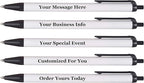 RevMark Personalized Ballpoint Pen, Custom Printed Name, Business or Event by RevMark