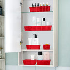 WOWBOX 25 PCS Plastic Drawer Organizer Set, 4 Sizes Desk Drawer Divider - Image 6