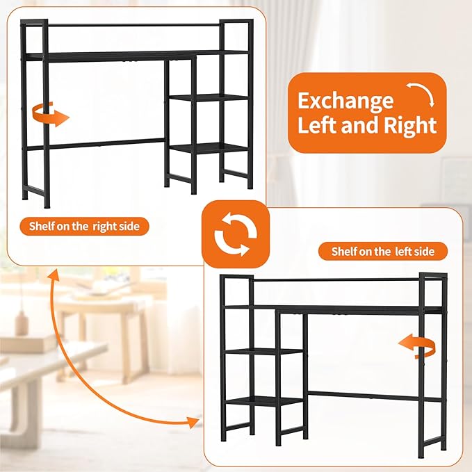 Snughome Desk Shelf, 38.6" Desk Hutch - Image 8