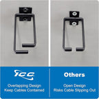 ICC 1.70” Metal Cable Management Ring, Rack or Wall Mount - Image 4