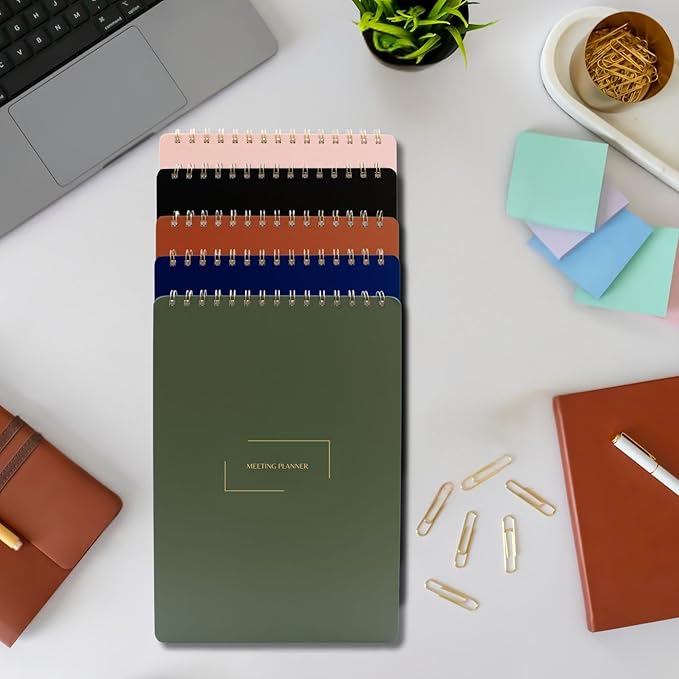 Merely Home | Meeting Notebook for Work | 8.25" x 11.75" | Project Planner | - Image 4