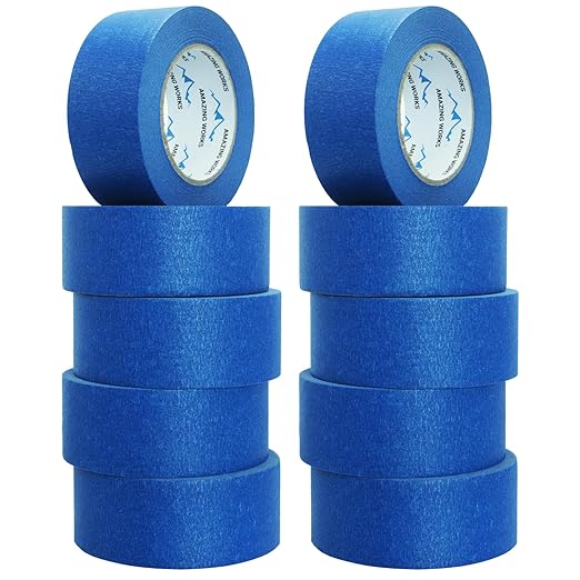 10 Rolls Painters Tape 2 inch Wide, General Purpose Blue Painters Tape - Image 2