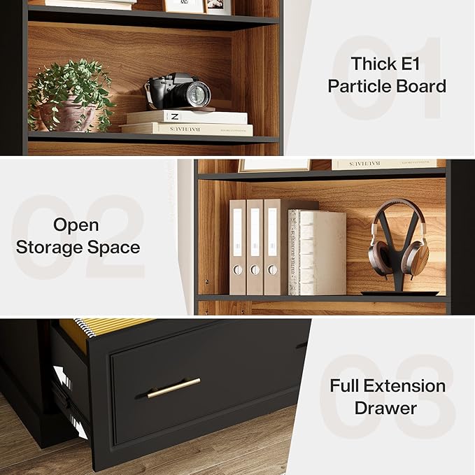 Tribesigns Way to Origin 2-Drawer Vertical File Cabinet - Image 7