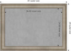 Amanti Art Silver Framed Magnetic Board 29x41 Large Vision Board - Image 4