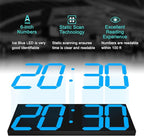 LED Large Digital Wall Clock, Oversize Wall Clock - Image 5