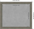 Amanti Art Grey Framed Magnetic Board 47x55 Oversize Vision Board - Image 4