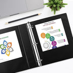 CIXILDTS 1.5-inch D Ring Binders, Fit US Letter Size Paper, 1-1/2" 3 Slant-D - Image 7