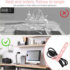 Donruby 24Pcs Silicone Cable Ties - Image 7