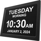 American Lifetime New 2026 Dementia Clock Large by AmericanLifetime