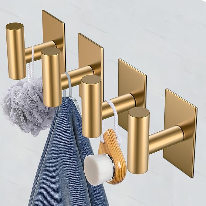 VAEHOLD Wall Towel Hooks, Heavy Duty Sticky Holder Waterproof Towel Hooks - Image 7