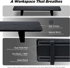 ULTRARM Moodular Wooden Monitor Stand 33.4” Desk Organizer - Image 3