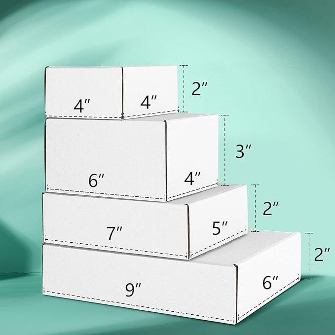 Eupako 9x6x2 Shipping Boxes Small Corrugated Cardboard Box - Image 4