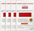 ChtepTamper 100 Pieces Total Transfer Tamper-Evident Stickers Security Labels - Image 2