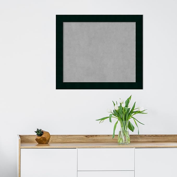 Amanti Art Black Framed Magnetic Board 24x28 Medium Vision Board - Image 5