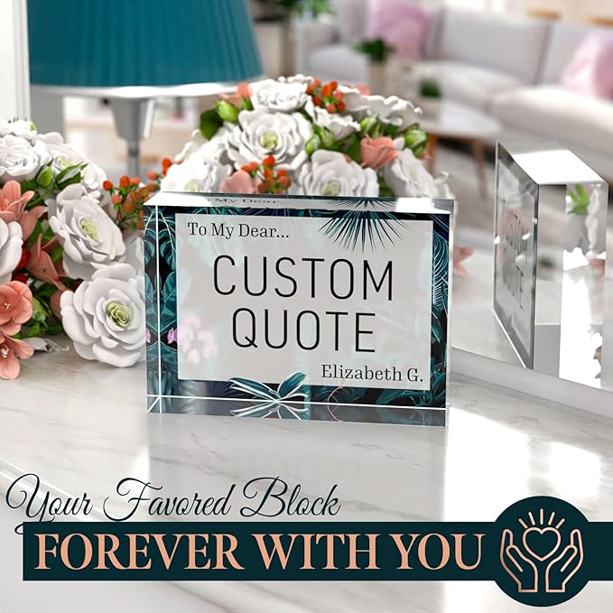 Custom Acrylic Sign Personalized, Custom Desk Name Plate, 18 Styles, - Image 6
