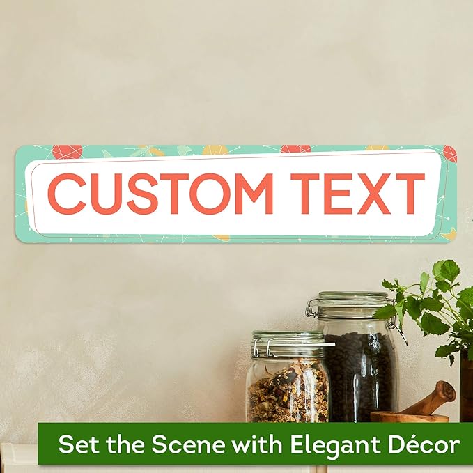 Custom Sign, Custom Street Sign, 11 Font Colors, 13 Font Styles, 4 Hole Options - Image 4