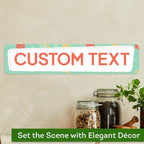 Custom Sign, Custom Street Sign, 11 Font Colors, 13 Font Styles, 4 Hole Options - Image 4