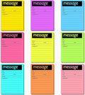 Geyee 9 Pieces Telephone Message Sticky Notes Pads 4 x 5 Inch Assorted Neon by Geyee