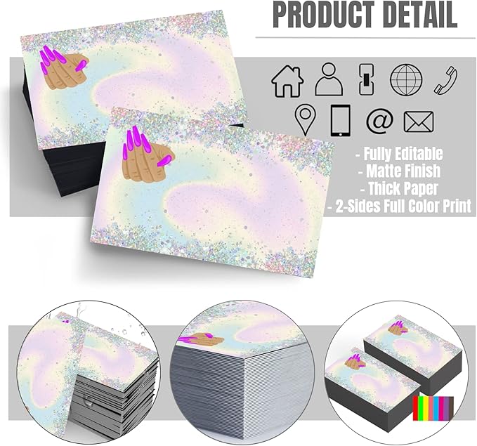 Custom Business Cards Double-Sided Personalized Stationery | Professional - Image 2