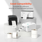 MUNBYN 2.25"x1.25" Thermal Sticker Labels, Self-Adhesive Barcode Label Paper - Image 3