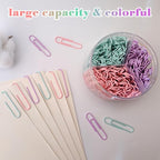 Nustartain Macaron Colored Jumbo Paper Clips, School and Home Use - Image 3