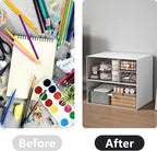 Desk Organizer Stackable Storage Drawers - Image 4