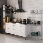 Regal Altair 21" Deep x 24" Wide x 54" Height Wire Shelving Kit | 3-Tier | NSF - Image 2