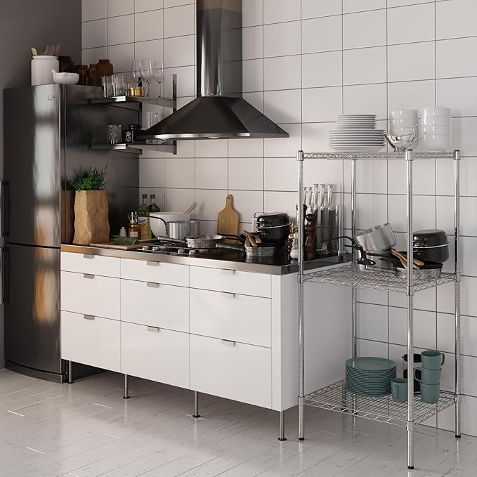 Regal Altair 21" Deep x 24" Wide x 54" Height Wire Shelving Kit | 3-Tier | NSF - Image 2