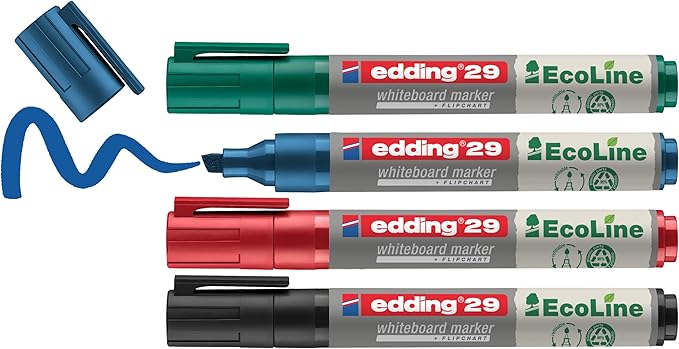 edding 29 Ecoline whiteboardmarker set by edding