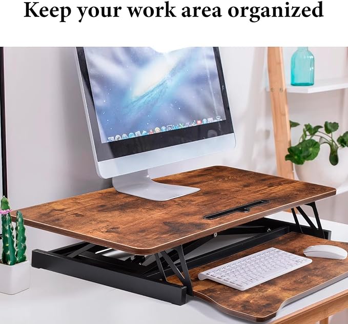 37 Inch Standing Desk Converter - Image 3