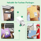 METRONIC Shipping Labels 4x6 500 PCS Fanfold Direct Thermal Labels, Perforated - Image 6