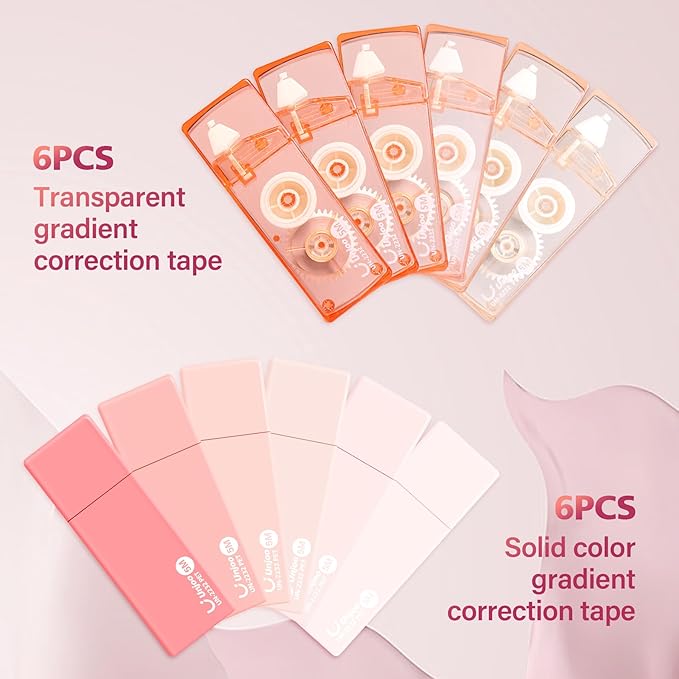 Unjoo White Correction Tape, For school, Office Workers - Image 2
