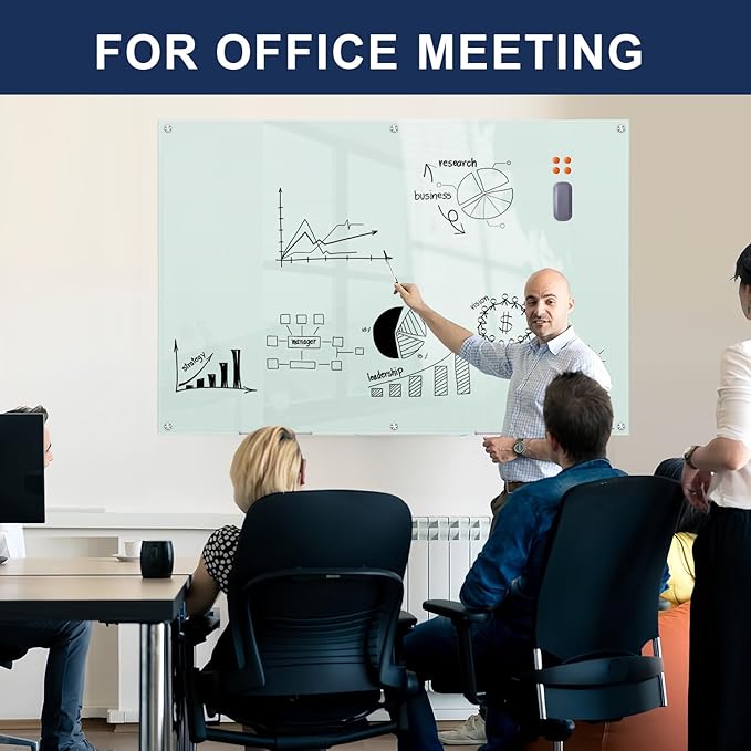 TSJ OFFICE Glass Dry-Erase Board - Image 9