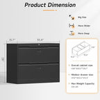 Bestoo 2-Drawer Lateral File Cabinet - Image 3