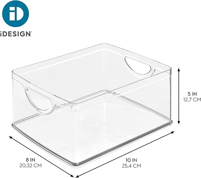 iDesign Plastic Stackable Kitchen Cabinet Storage Bin - Image 4