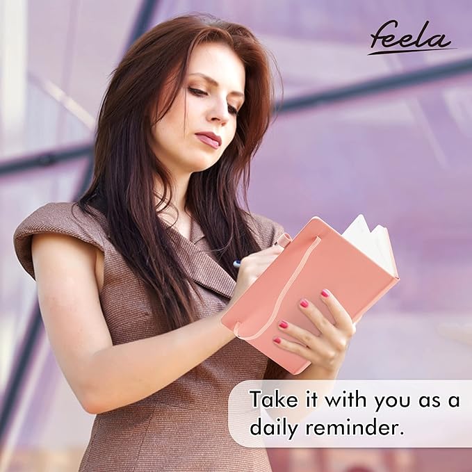 feela 5 Pack Notebooks Journals Bulk, Hardcover Classic Ruled Lined Journals - Image 6