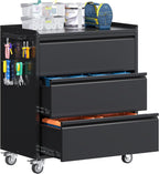 aobabo garage storage cabinet with 3 drawers and, main product view