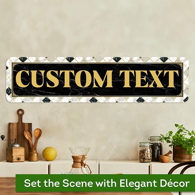 Custom Sign, Custom Street Sign, 11 Font Colors, 13 Font Styles, 4 Hole Options - Image 4