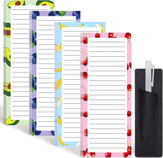 Thboxes 4 Pack Magnetic Note Pad by Thboxes